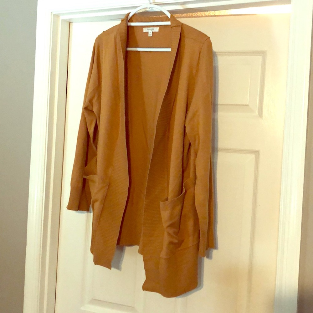 Mustard cardigan